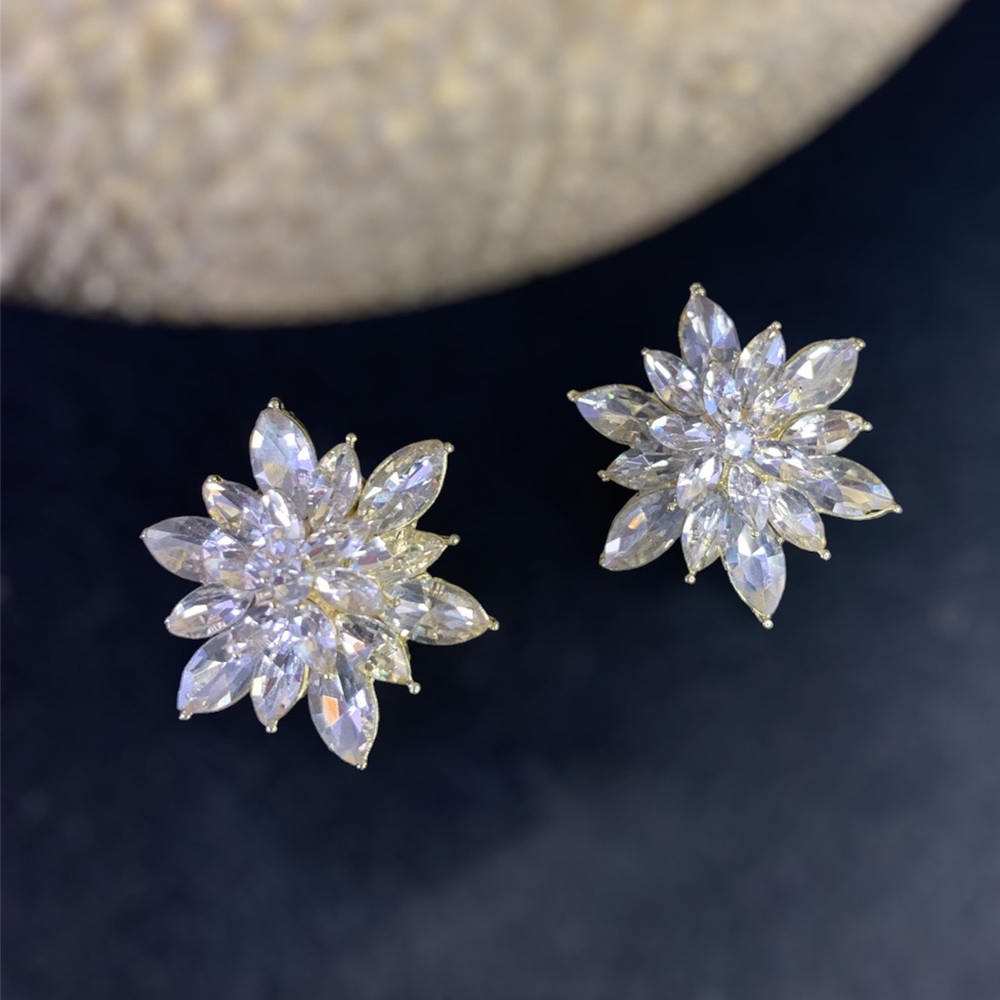 🚨Beautiful Snowflake floral earrings